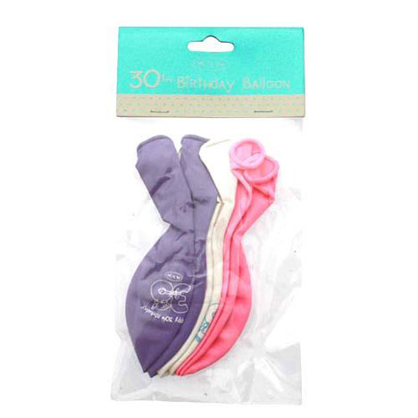 30th Birthday Me to You Bear Balloons Pack of 6 £1.19